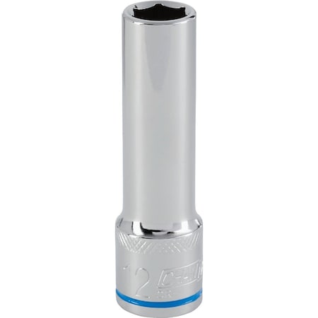 Channellock 1/2 In. Drive 12 mm 6-Point Deep Metric Socket 351069